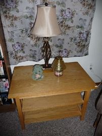 SIDE TABLE, LAMP (2 OF 2)