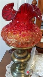 Amberina Lamp
