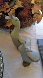 Hand Carved Antique Ducks Toys