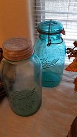 Old Blue Ball Jars
