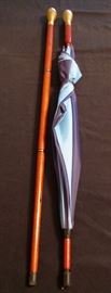 Matching cane & umbrella