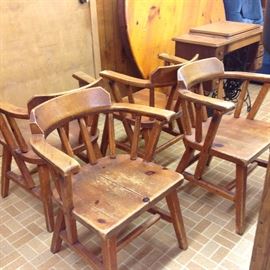 Wood chairs 