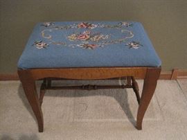 Needlepoint Bench.