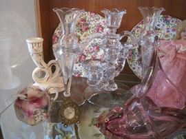 Chintz China. Elegant Glassware.