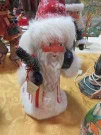 SCHALLER PAPER MACHE SANTA  CHRISTOPHER RADKO
