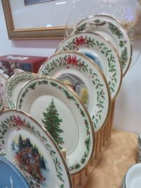 LENOX HOLIDAY COLLECTOR PLATES 
