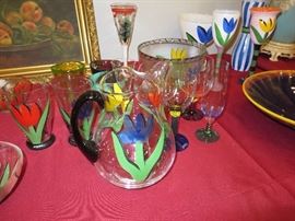 KOSTA BODA PAINTED CRYSTAL 
