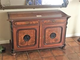 Burled Walnut Cabinet