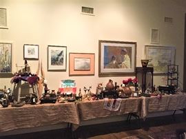 Superb collection of pottery, art, and unique collectibles.