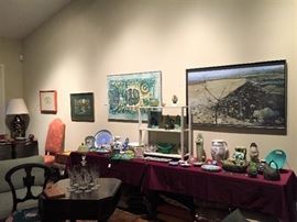 Superb collection of hand made pottery including pottery made exclusively for Tiffany & Co.