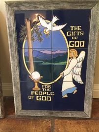 Hand Painted Tile Work