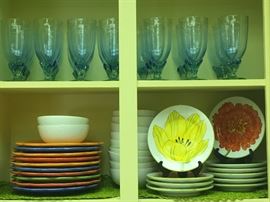 Mariposa by Jilly Walsh Dinnerware and Glasses  Made in Italy