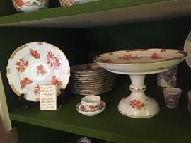 Herend Fortuna Butterfly Rust - Hungary