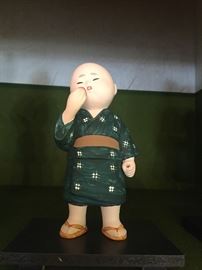 Japanese Hakata Figure Specially Made for Gump's and Made in Japan