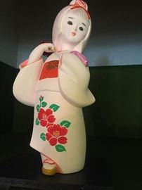 Japanese Hakata Figure Specially Made for Gump's and Made in Japan