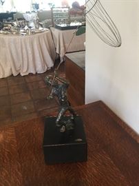 Jere Bronze "Boy With Butterfly Net"