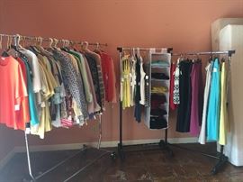 Escada, Don Caster, Armani, all designer labels.  Sizes 10 and 12.