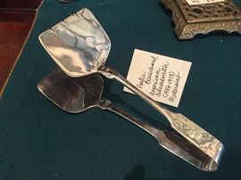 Porter Blanchard - American Silversmith (Modernist) Hand Forged Tongs