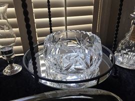 American Brilliant Period Cut Glass Bowl