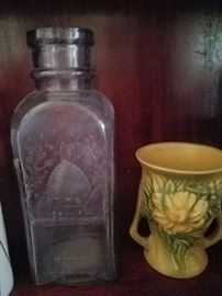 antique honey bottel