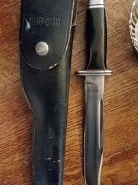 large Buck Knife, part of the knife collection