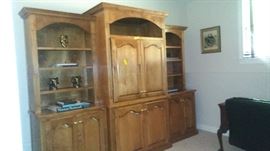 Large entertainment cabinet