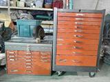 Montgomery Ward tool chest on wheels. Has 22 drawers.