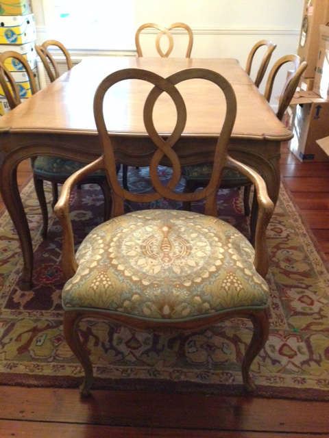 2 dining arm chairs