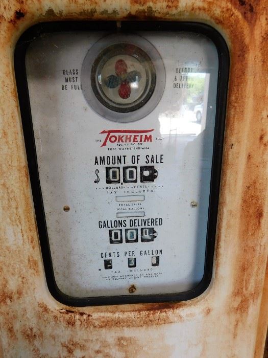 Face of Gas Pump
