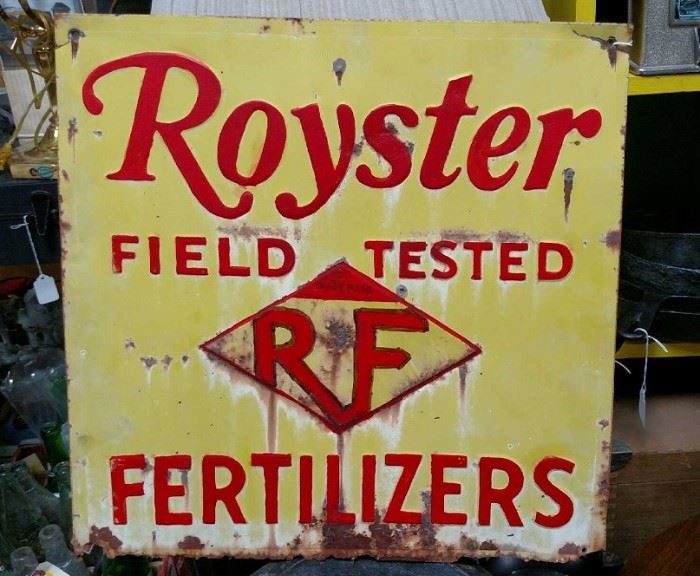 Royster Advertising sign