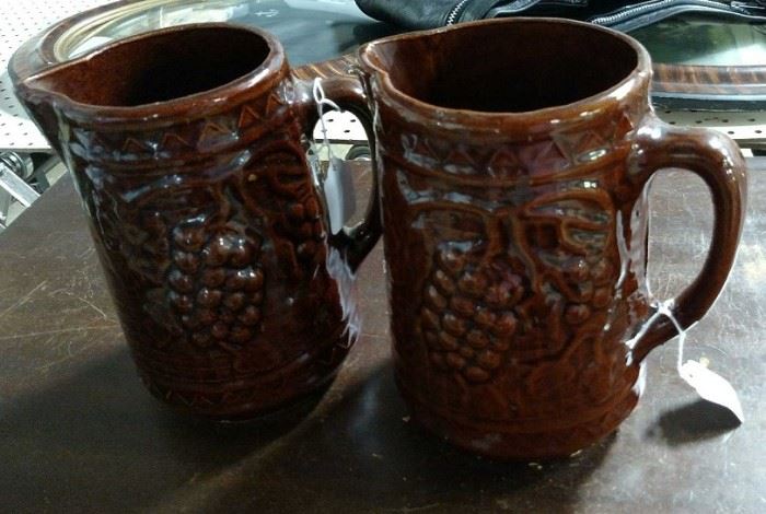 Salt glaze pitchers