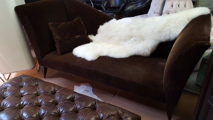 Custom Designer MoHair Sofa