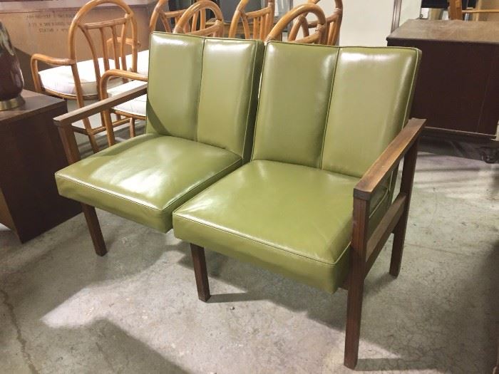 MCM 2 Chair Leather Bench