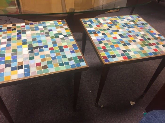 MCM Mosaic Side Tables
