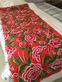 Magnificent Embroiedered Wedding Blanket