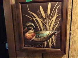 Duck picture in hall