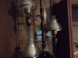 Vintage pole lamp
