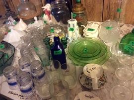 Glass & depression glass