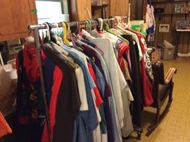 Clothing - 3 racks