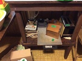 Great vintage table & other items