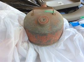 Vintage gas can