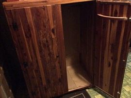 Cedar cabinet