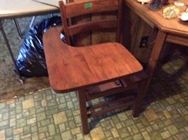 Vintage school desk