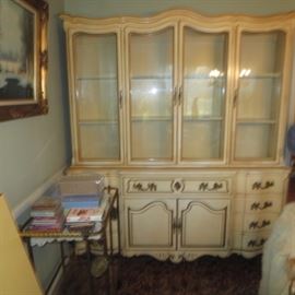 Karges French Dining Room Suite Complete with Separate Custom Karges Display Cabinet