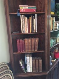 vintage books/bookshelf