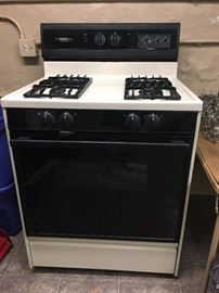 Caloric self cleaning oven and range
