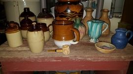 Small pottery collection