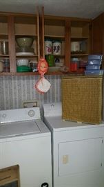 Washer, dryer, Tupperware, & more