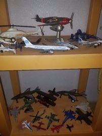 Model and toy plane collection
