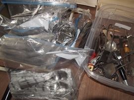 LOTS of stainless flatware